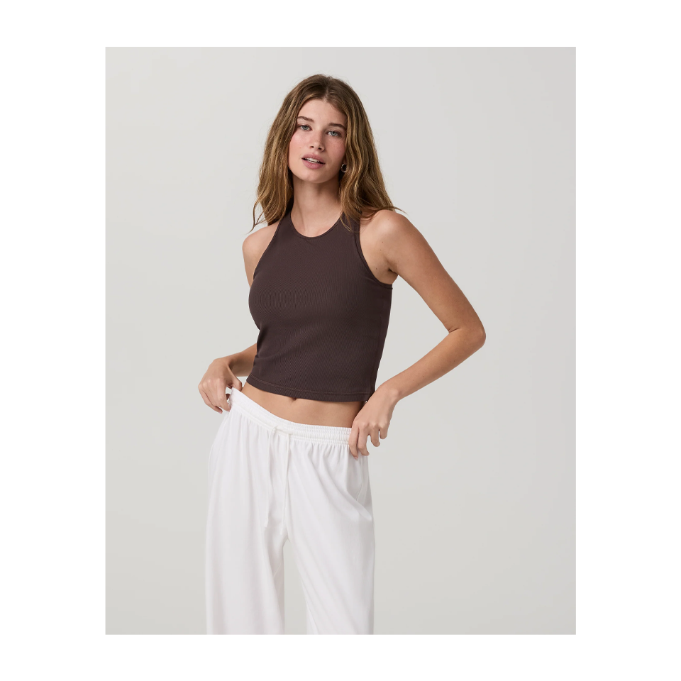 Vuori Women's Pose Plyo Tank French Roast