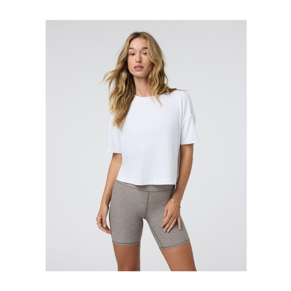 Vuori Women's Energy Tee White