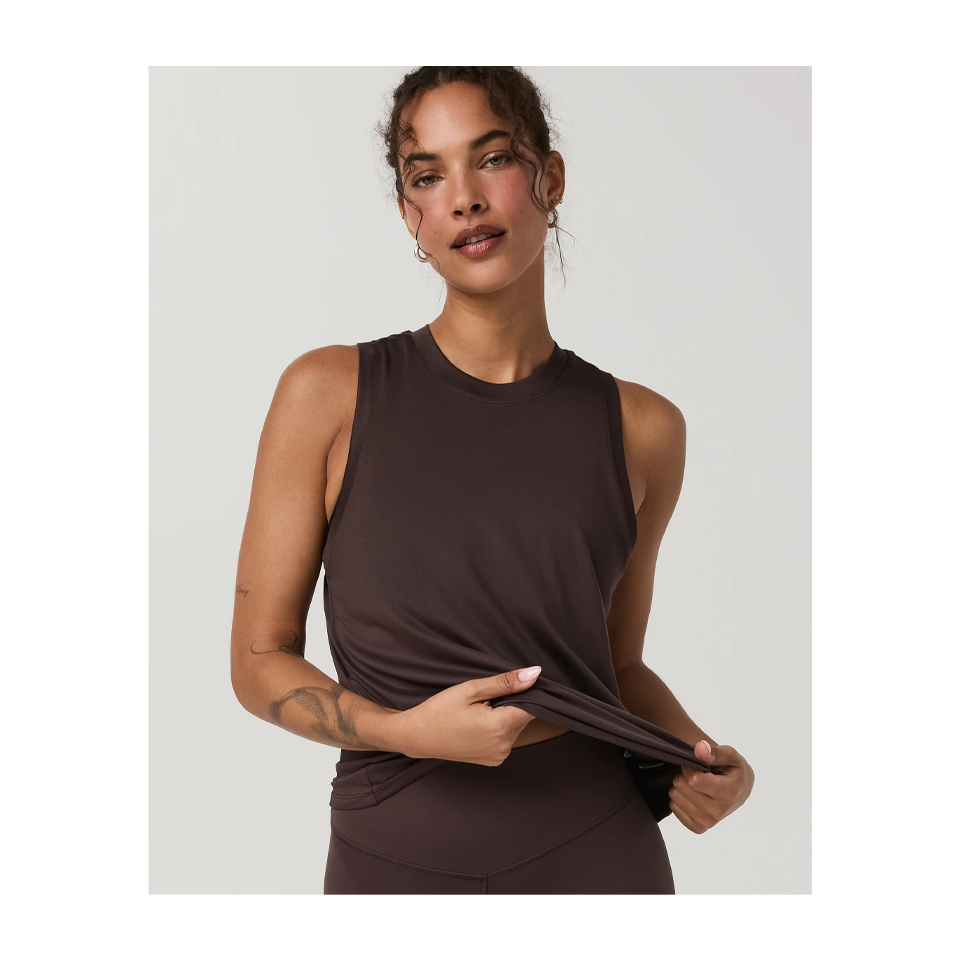 Vuori Women's Energy Top Long French Roast