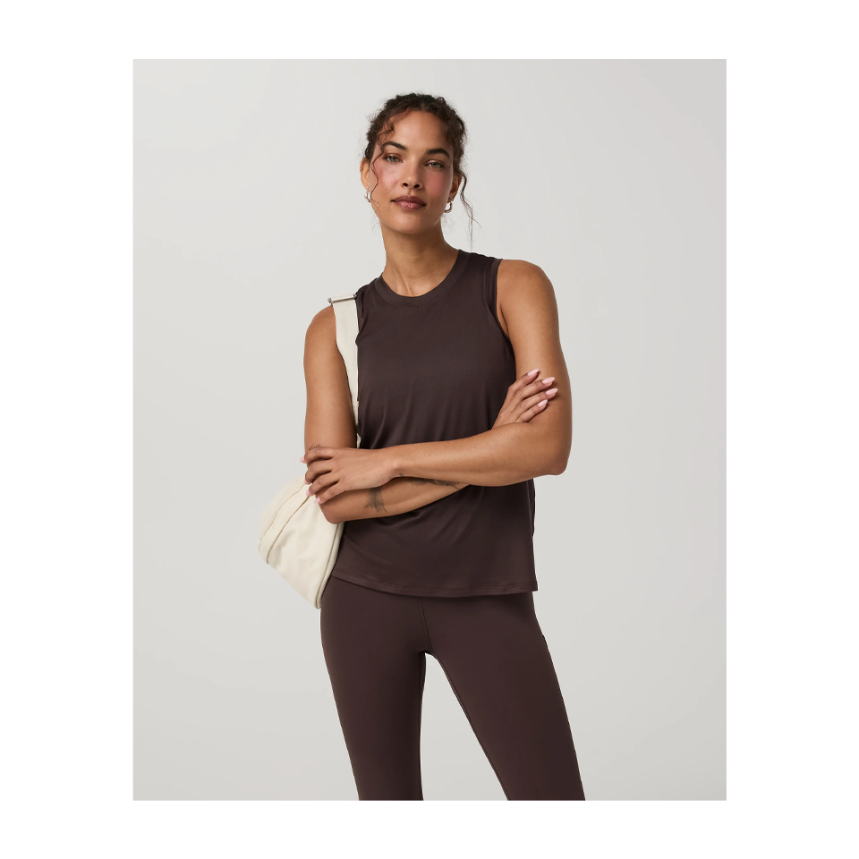 Vuori Women's Energy Top Long French Roast