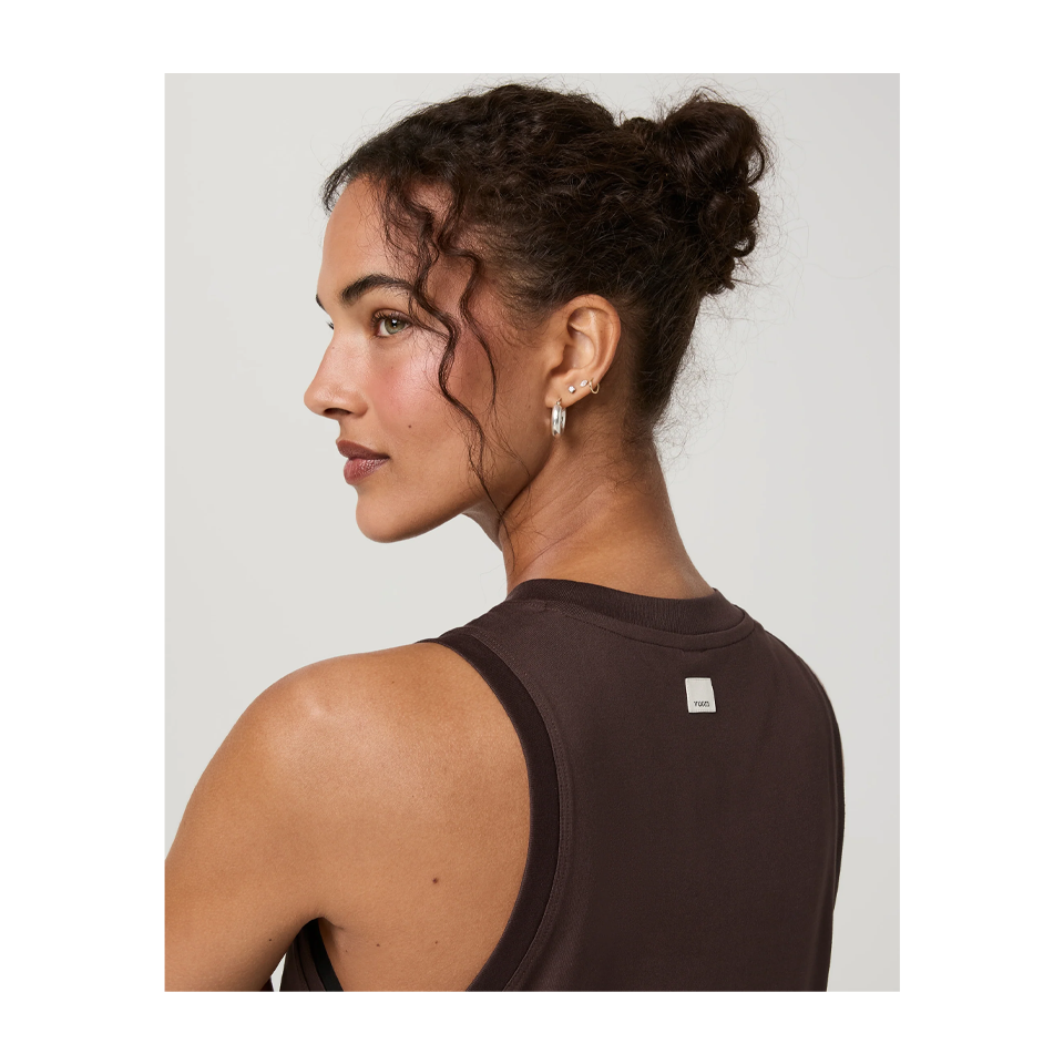 Vuori Women's Energy Top Long French Roast