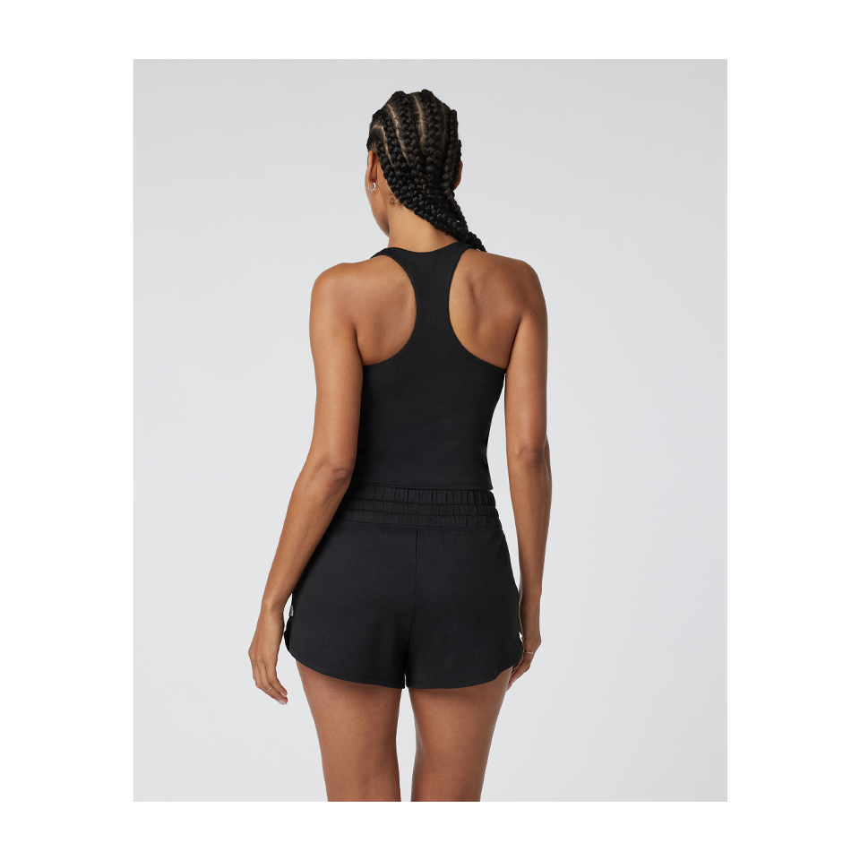 Vuori Women's Halo Performance Crop 2.0 Black Heather