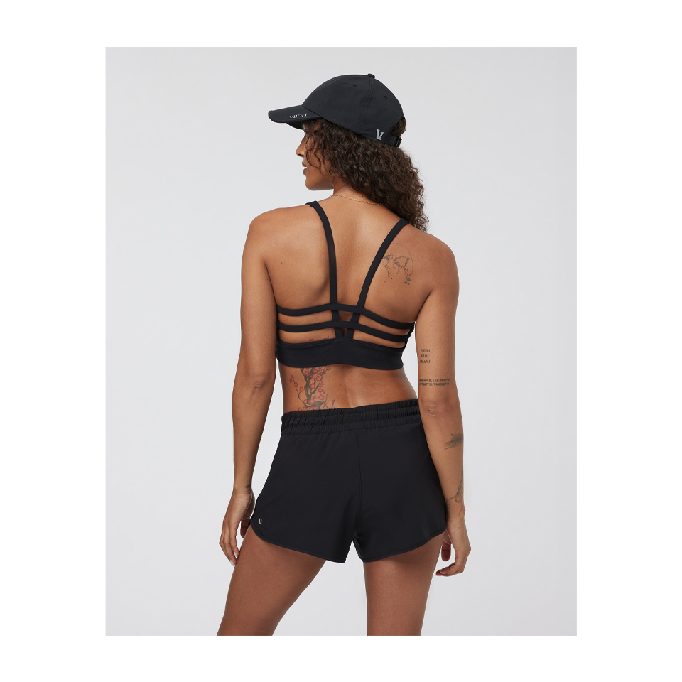 Vuori Women's Yosemite Longline Bra Black
