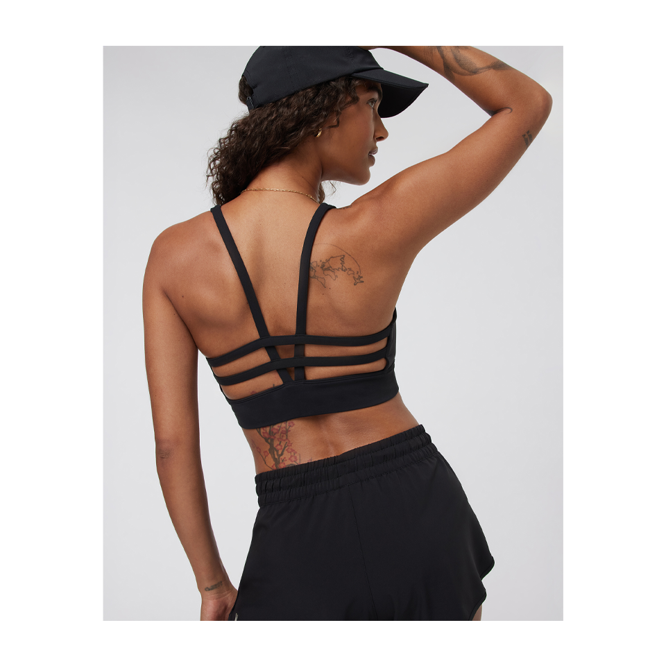Vuori Women's Yosemite Longline Bra Black
