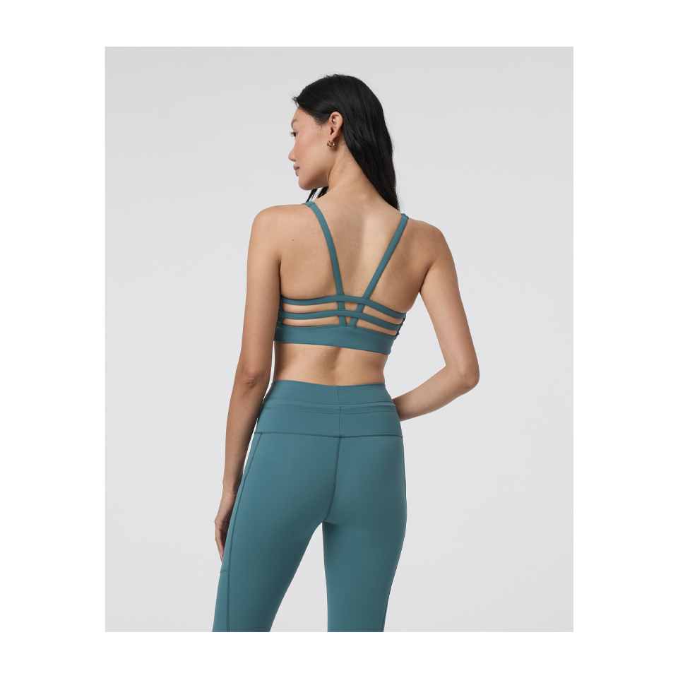 Vuori Women's Yosemite Longline Bra Tidal