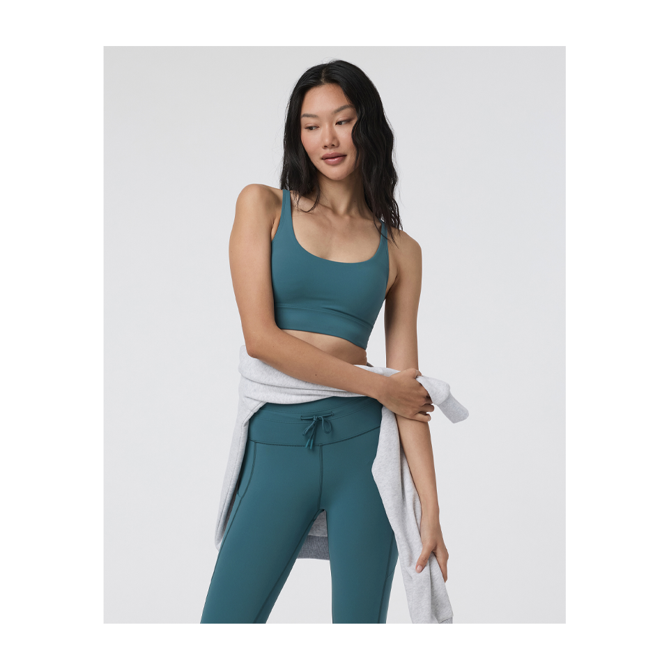 Vuori Women's Yosemite Longline Bra Tidal