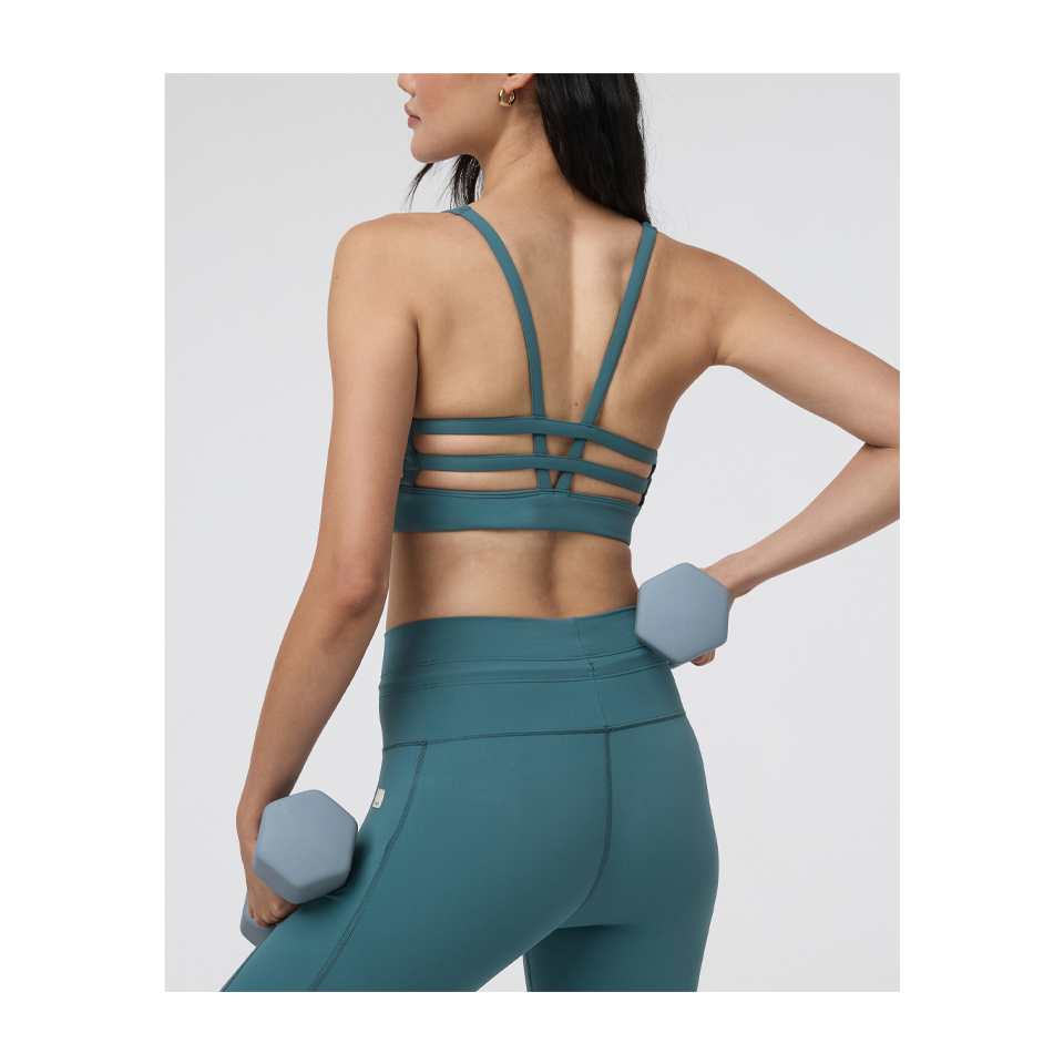 Vuori Women's Yosemite Longline Bra Tidal