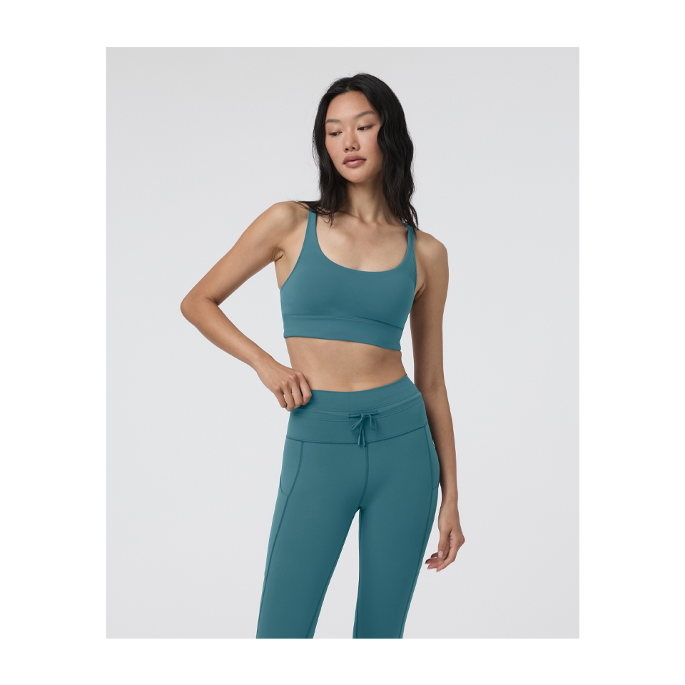 Vuori Women's Yosemite Longline Bra Tidal