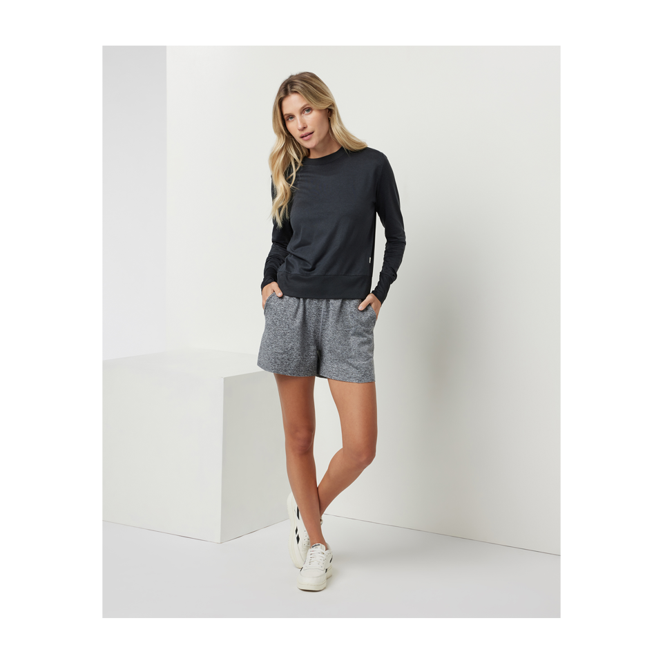 Vuori Women's Daydream Crew Black Heather