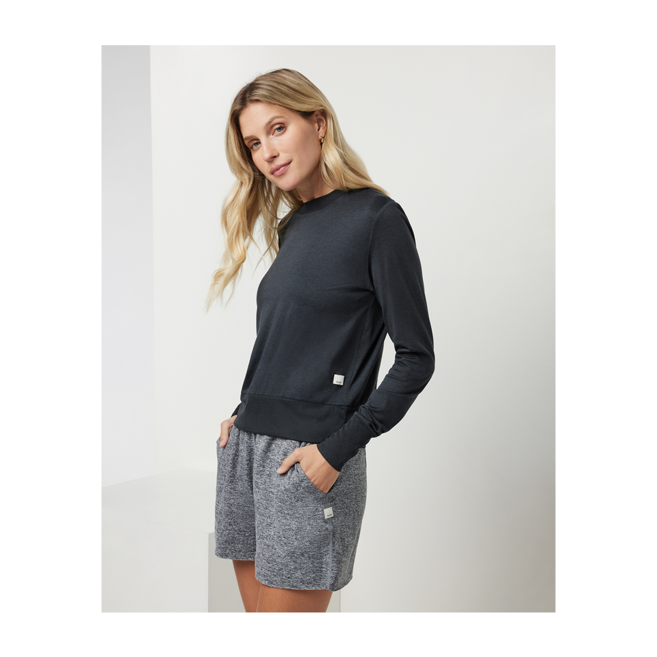 Vuori Women's Daydream Crew Black Heather