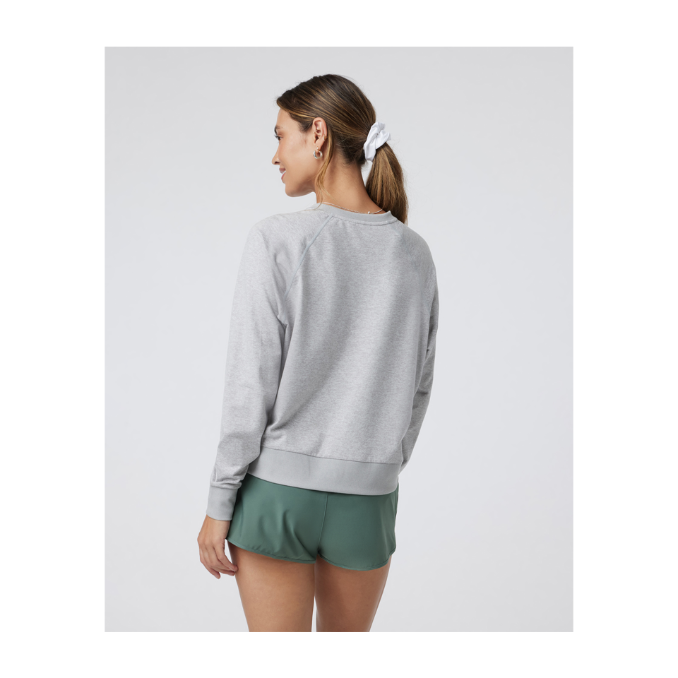 Vuori Women's Daydream Crew Light Heather Grey