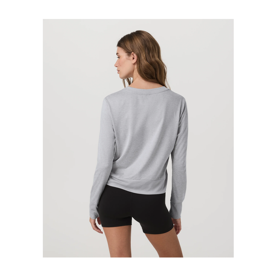 Vuori Women's Daydream Crew Light Heather Grey