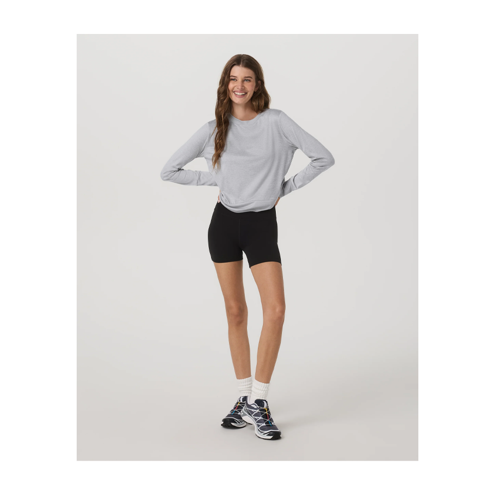 Vuori Women's Daydream Crew Light Heather Grey