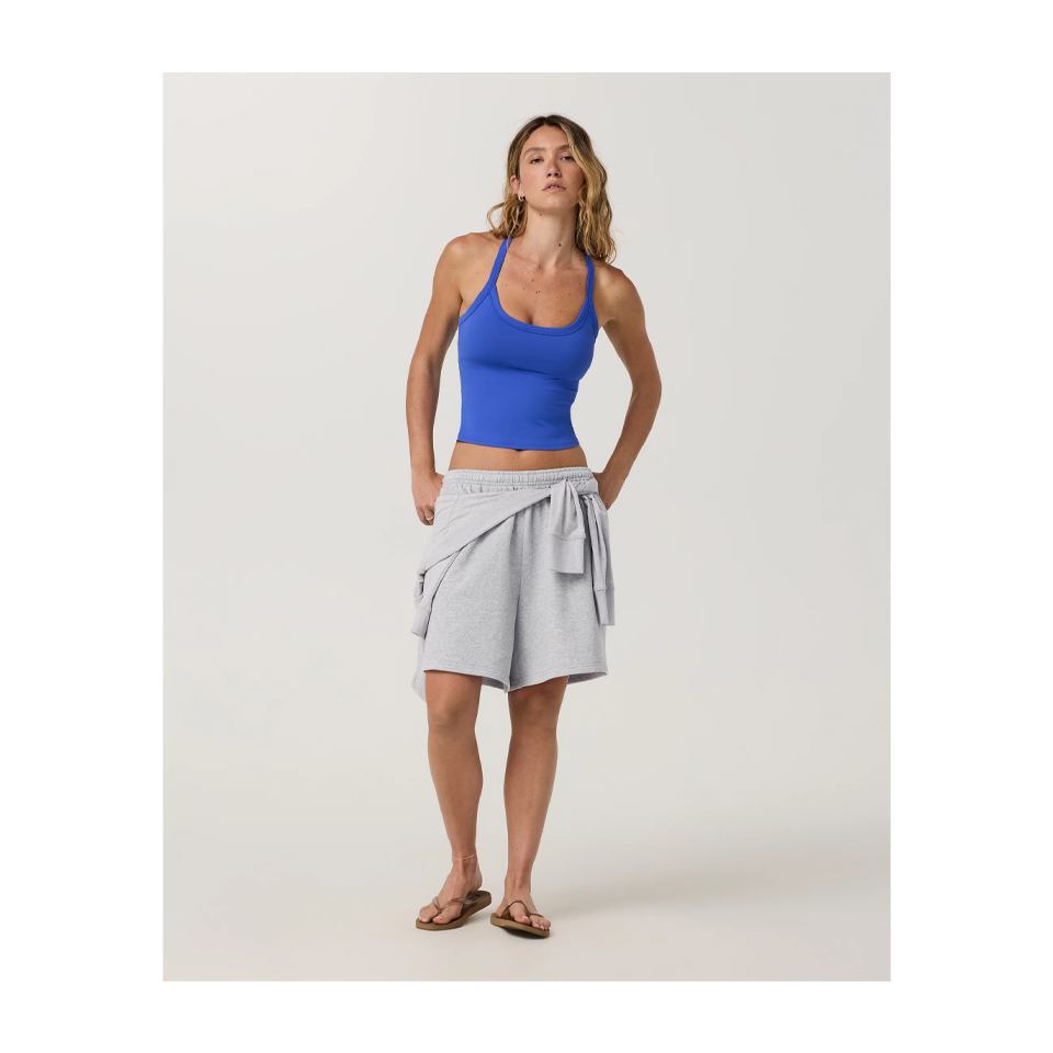 Vuori Women's Halo Cross Back Tank Electric Blue