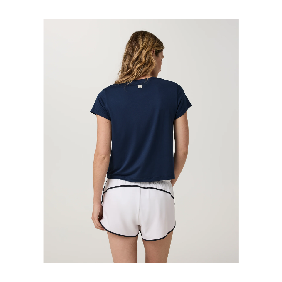 Vuori Women's Energy Classic Tee Blue Coast