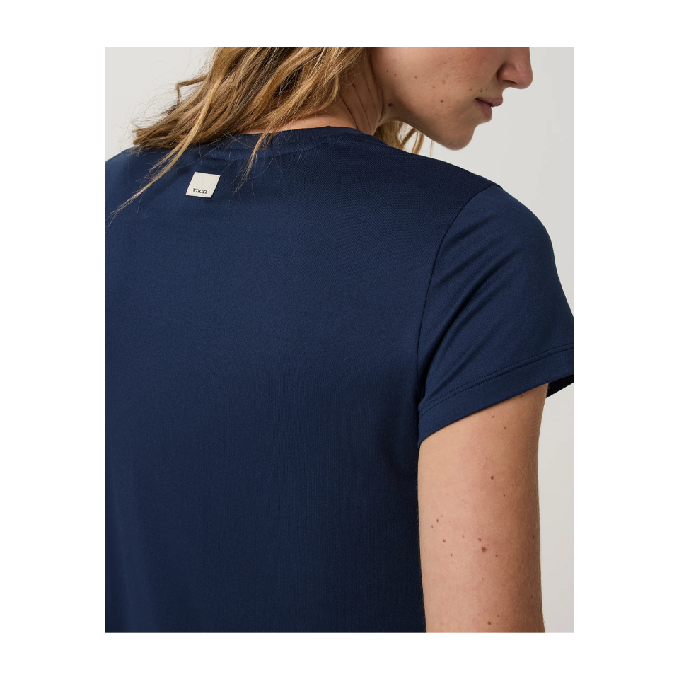 Vuori Women's Energy Classic Tee Blue Coast