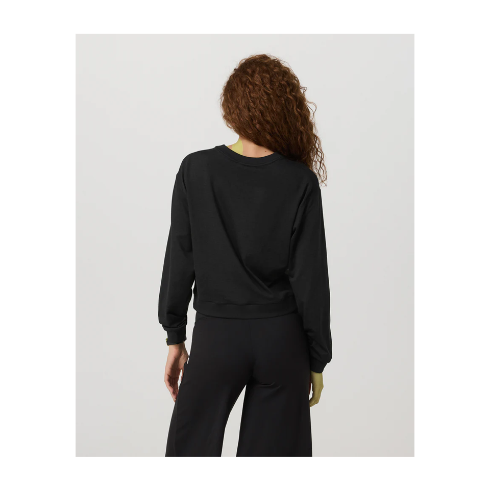 Vuori Halo Modern Crew Black Heather