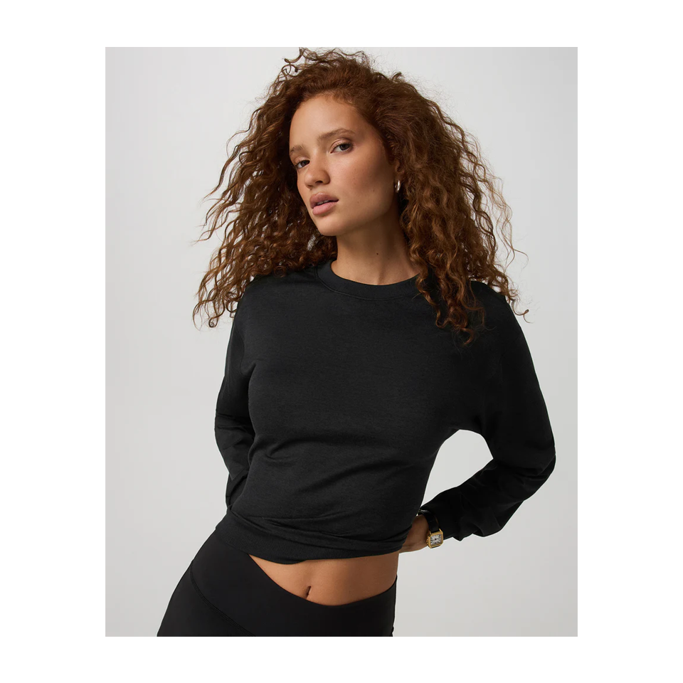 Vuori Halo Modern Crew Black Heather