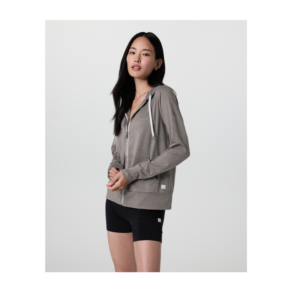 Vuori Women's Halo Performance Hoodie 2.0 Chia Heather