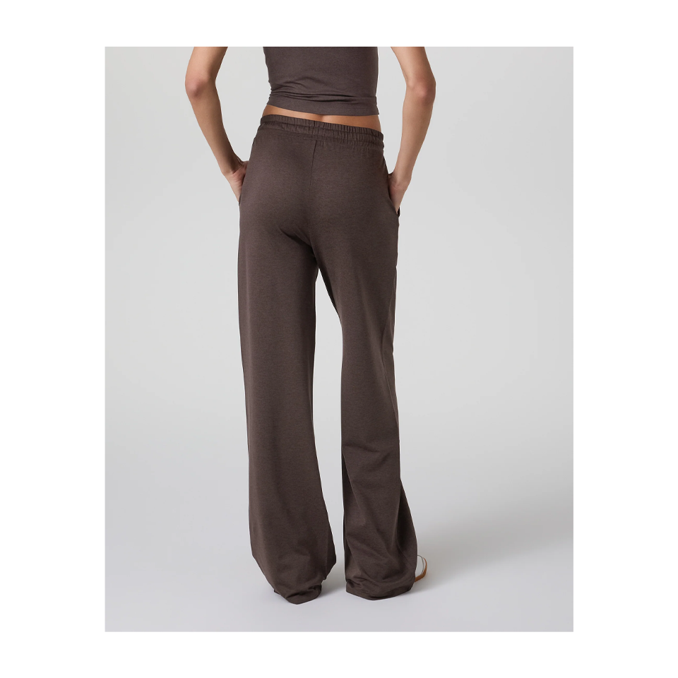 Vuori Women's Halo Essential Wideleg Pant Java Heather