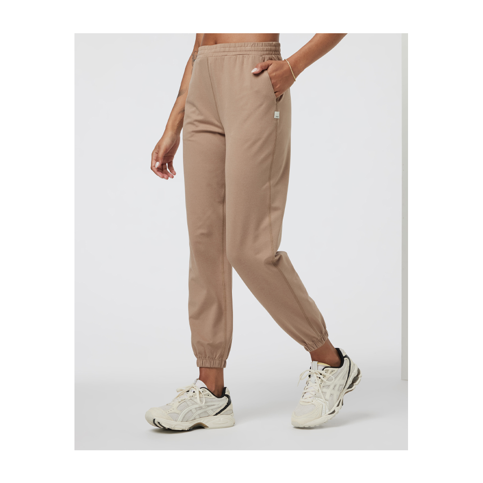 Vuori Women's Boyfriend Sweatpant Goldenrod Heather