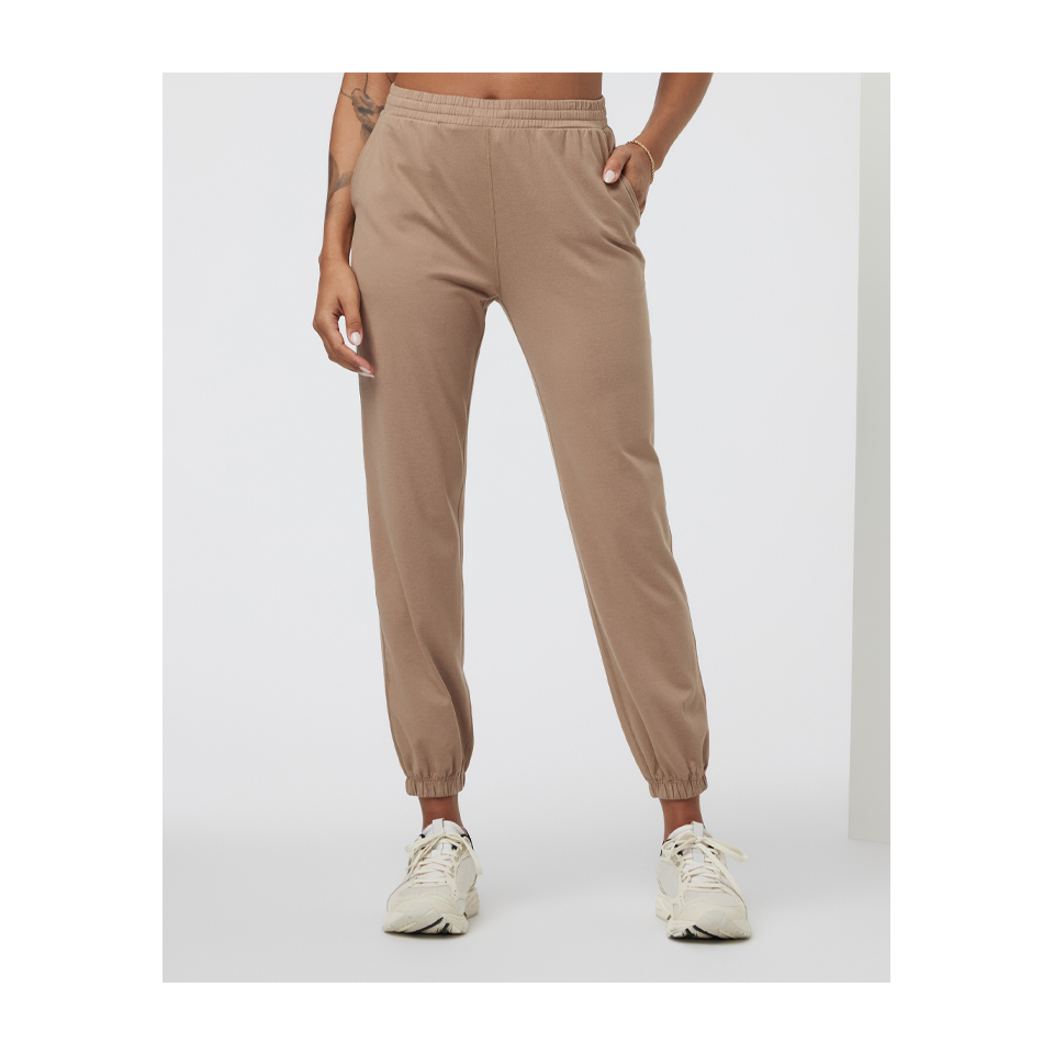 Vuori Women's Boyfriend Sweatpant Goldenrod Heather