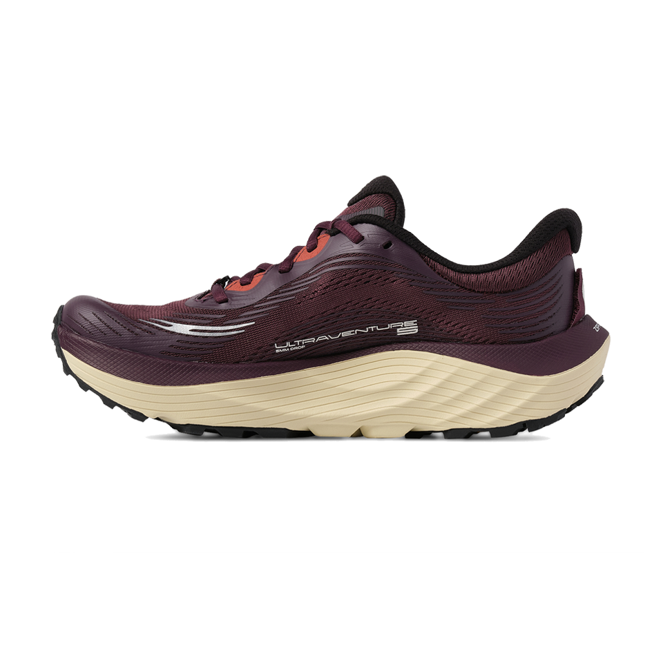 Topo Athletic Women's Ultraventure 5 Maroon/Tan