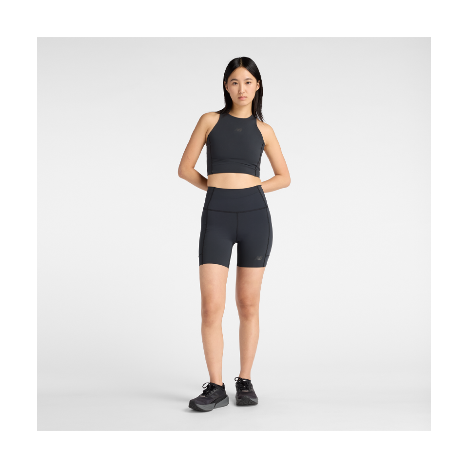 New Balance Women's RC Elite Storage Short 6" Black