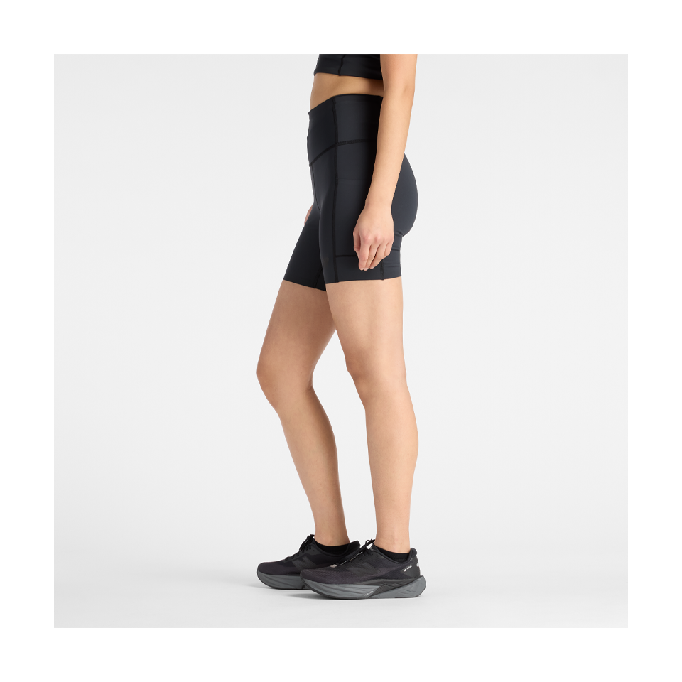New Balance Women's RC Elite Storage Short 6" Black