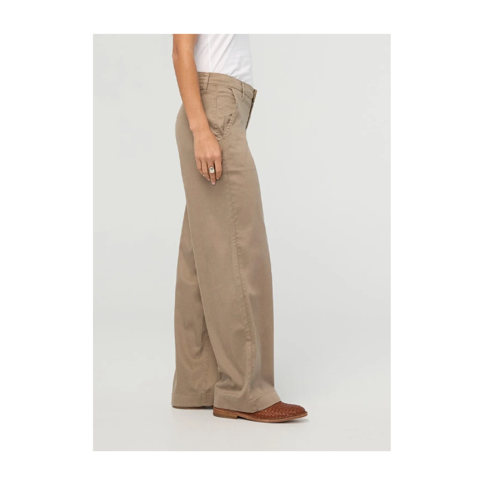DUER Women's Deluxe Twill Trouser Desert Tan