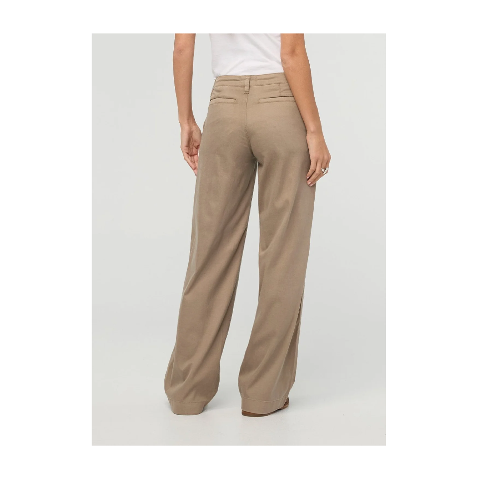 DUER Women's Deluxe Twill Trouser Desert Tan