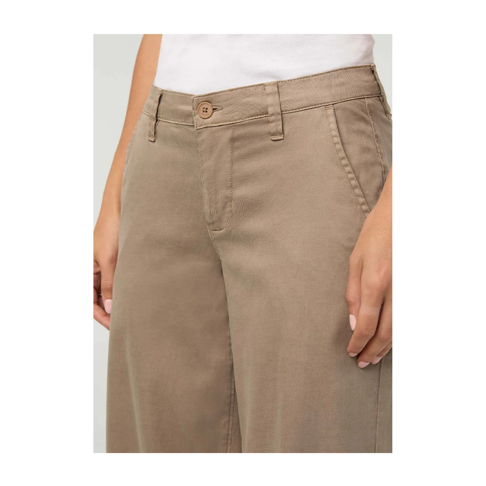 DUER Women's Deluxe Twill Trouser Desert Tan