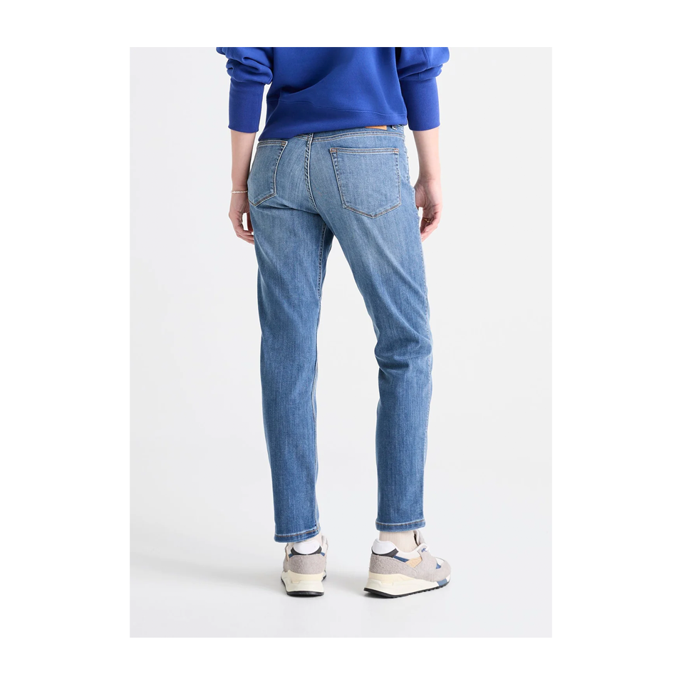 DUER Women's Performance Denim Girlfriend Vintage Light Stone