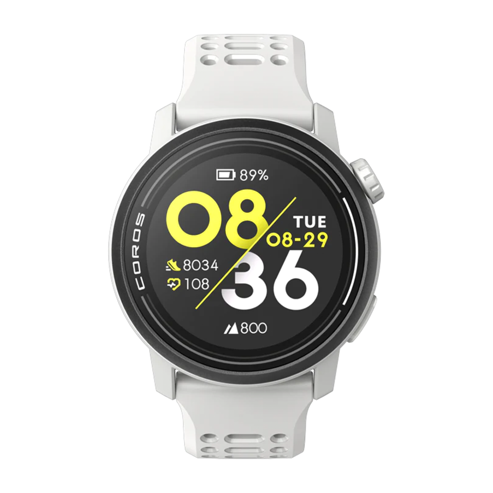 COROS PACE 3 White/Silicone Band