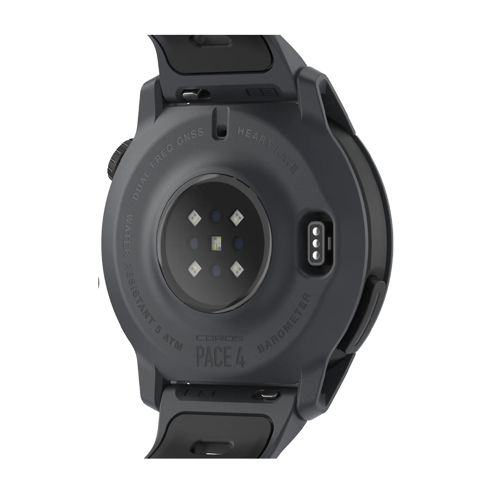 COROS PACE 4 Black Silicone Band