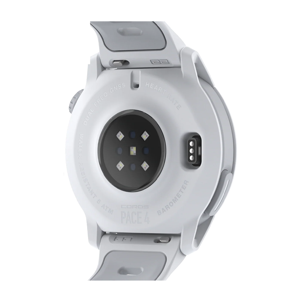 COROS PACE 4 White Silicone Band
