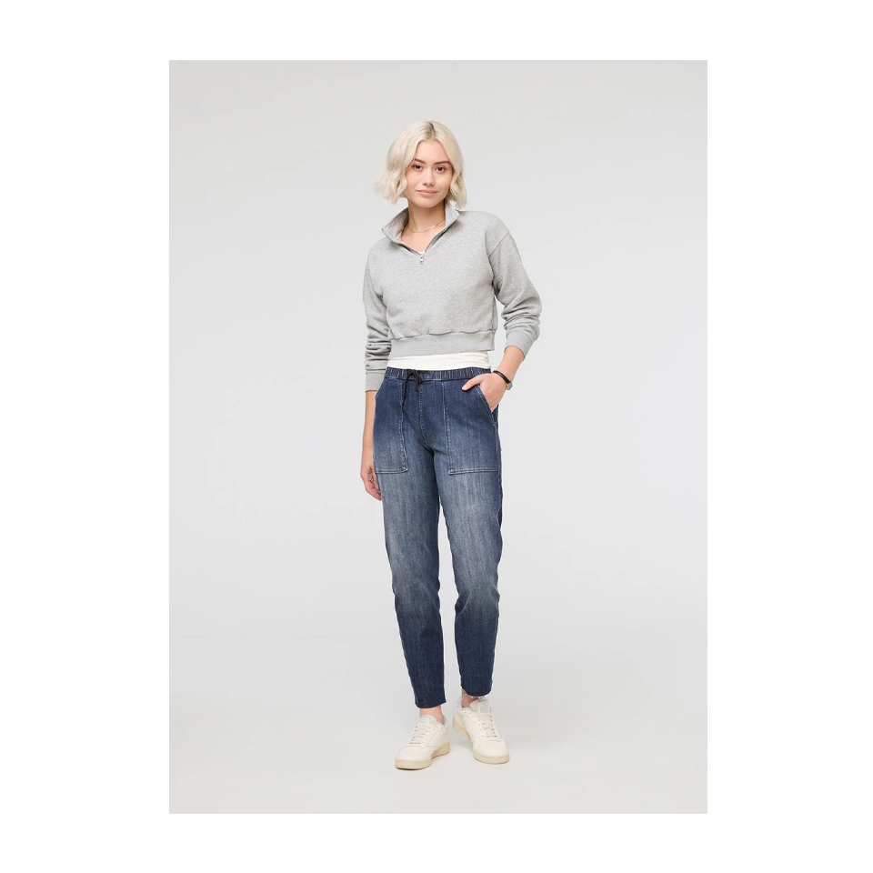 DUER Women's Performance Denim Harbour Pant Medium Blue