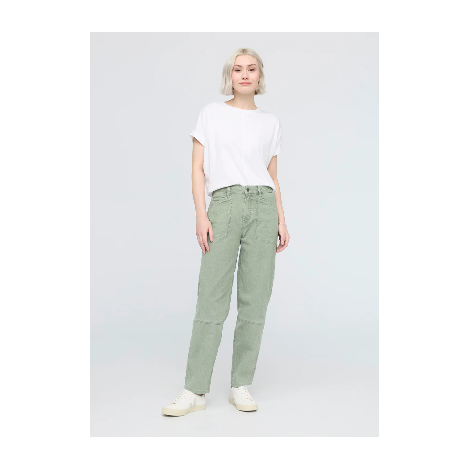 DUER Women's Stretch Canvas Utility Pant Light Pine