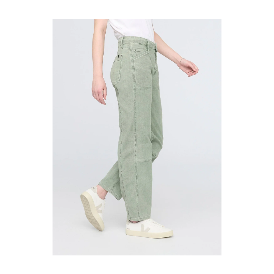 DUER Women's Stretch Canvas Utility Pant Light Pine