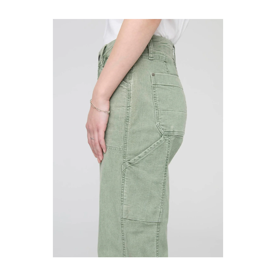 DUER Women's Stretch Canvas Utility Pant Light Pine