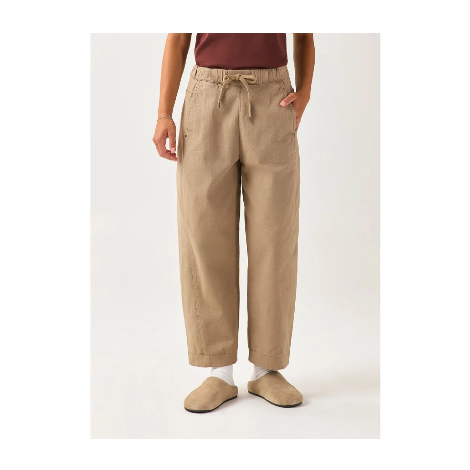 DUER Women's FlexTwill Barrel Pull On Pant Desert Tan