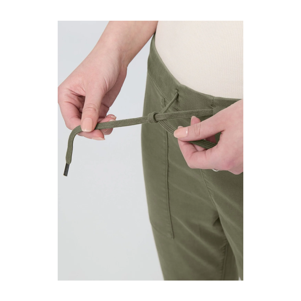 DUER Women's No Sweat Harbour Pant Light Olive