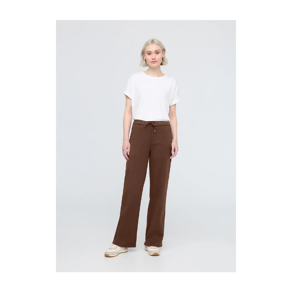 DUER Women's No Sweat Wide Leg Pant Deep Taupe