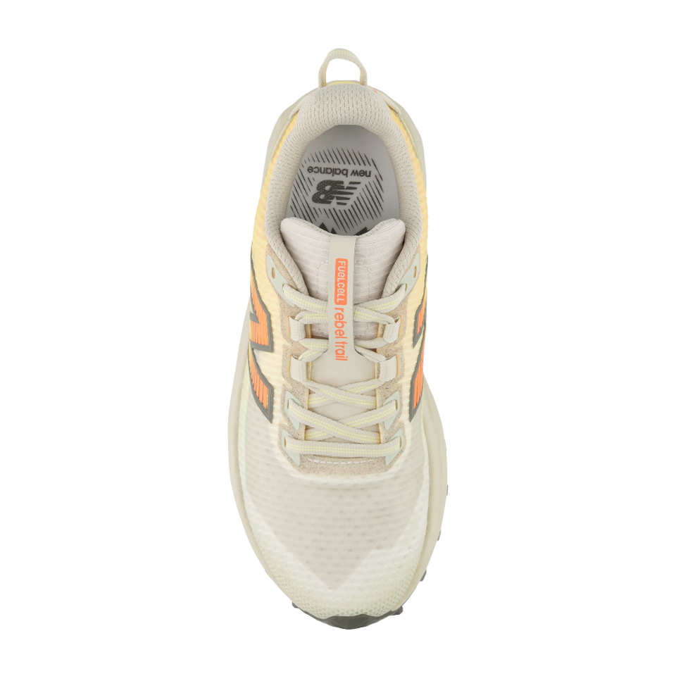 New Balance Women's FuelCell Rebel Trail White Peach/Timberwolf