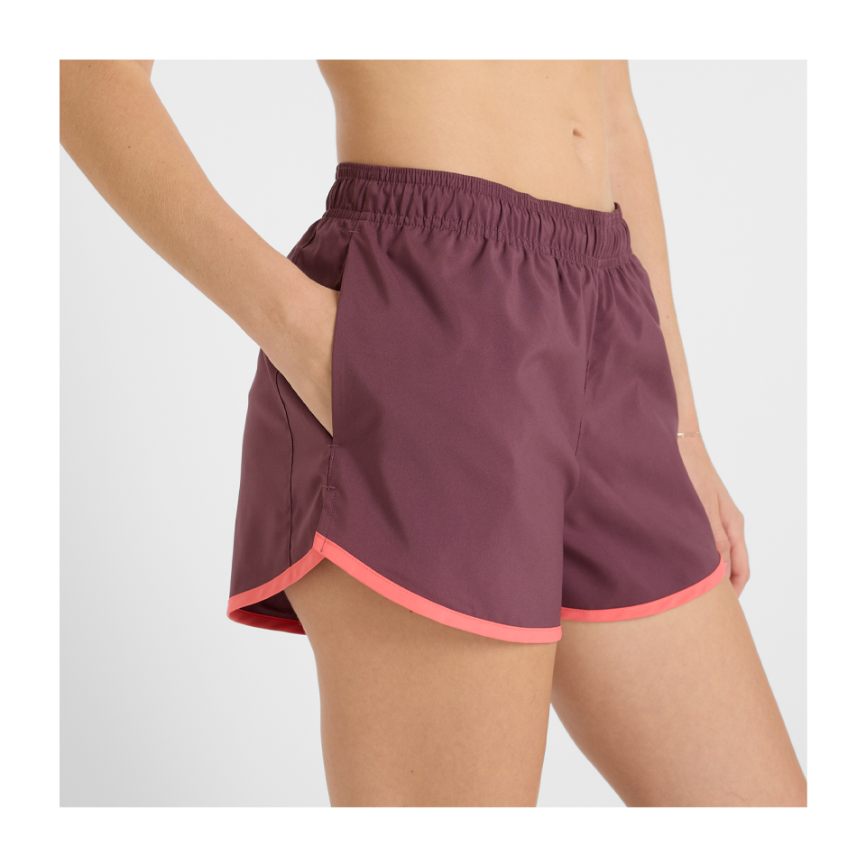 New Balance Women's Sport Essentials Short 3" Faded Plum