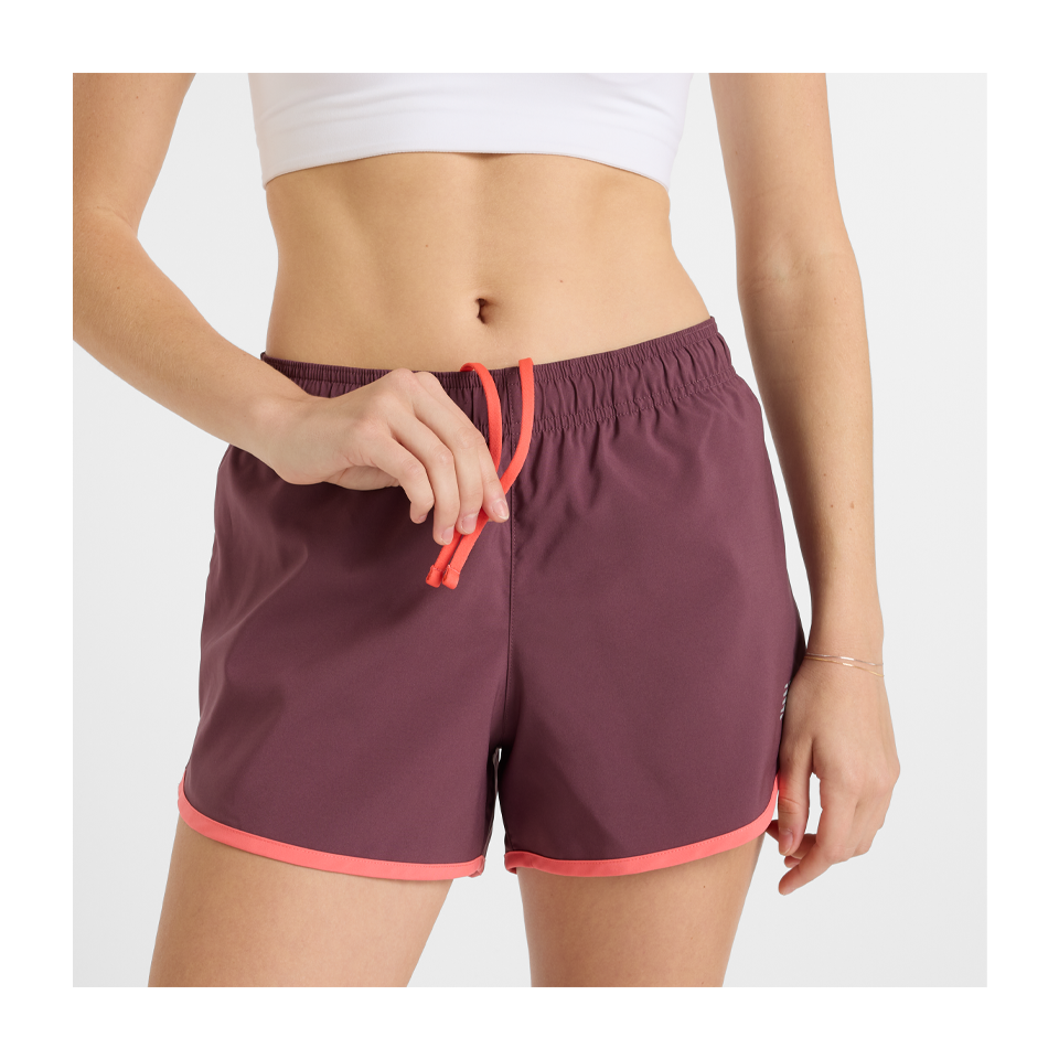 New Balance Women's Sport Essentials Short 3" Faded Plum