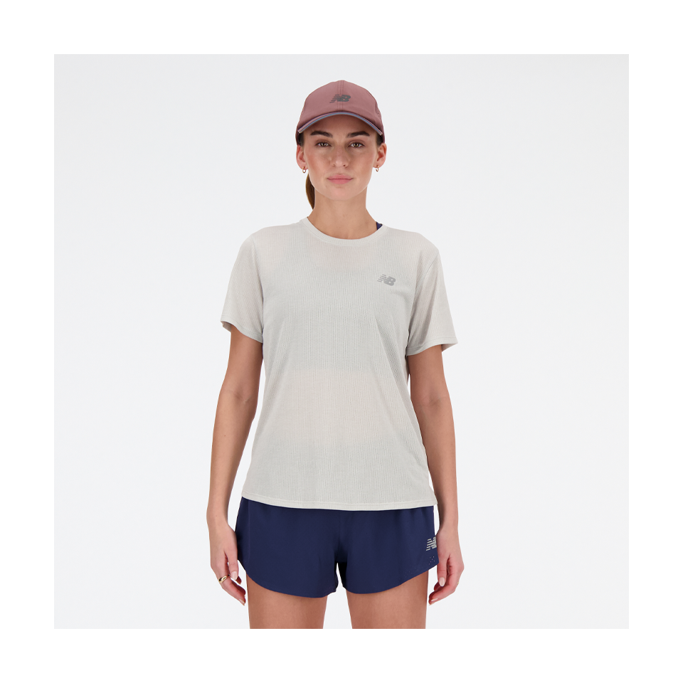 New Balance Women's RC Essential T-Shirt Grey