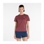 New Balance Women's Athletics T-Shirt Wash Burgundy Heather