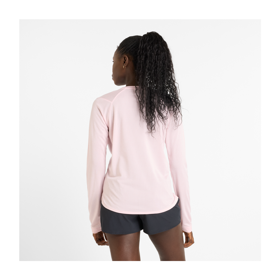 New Balance Women's Athletics Long Sleeve Rose Sugar
