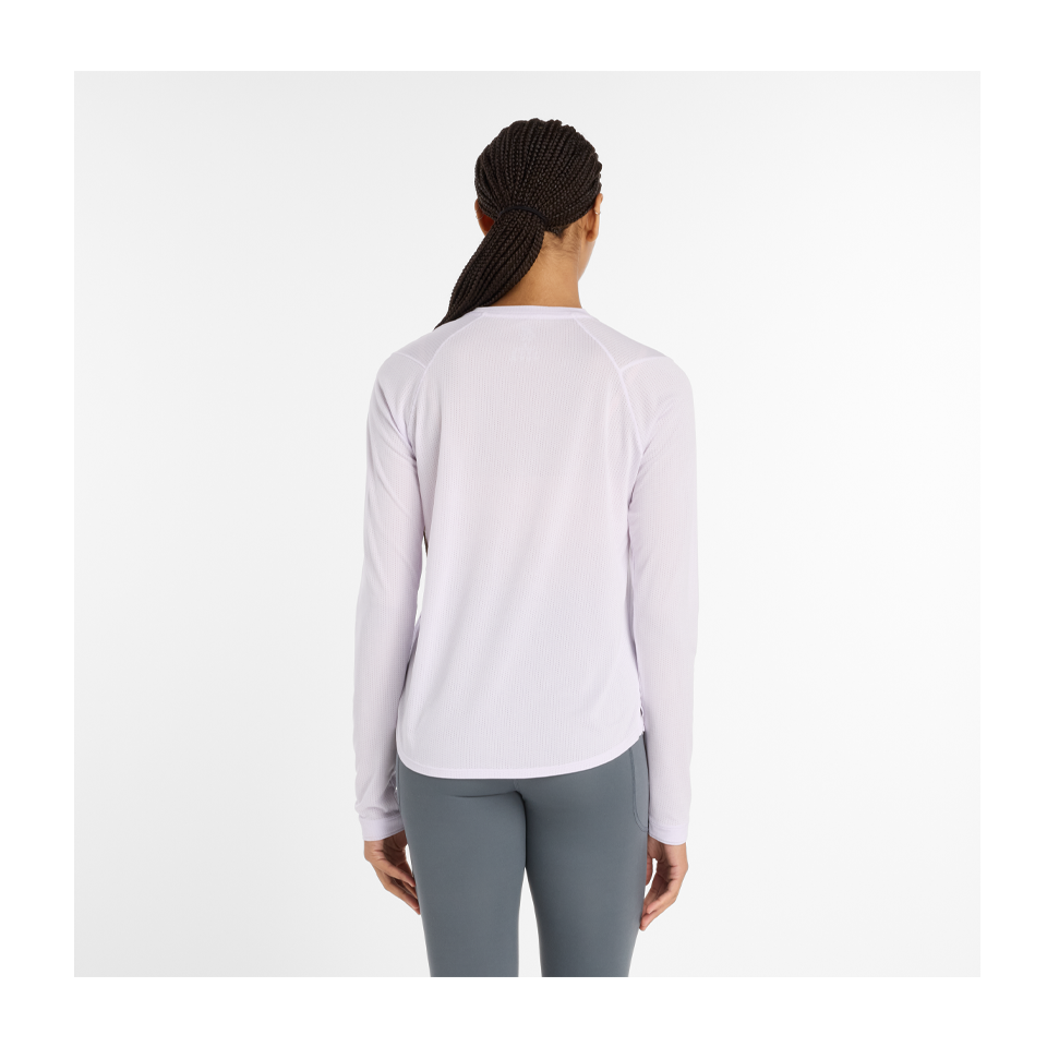 New Balance Women's Athletics Long Sleeve Light Purple